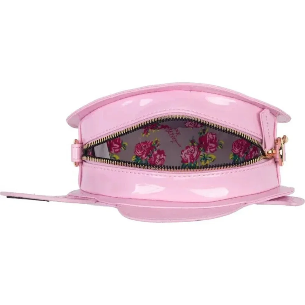 Betsey Johnson Kitsch Betsey Flamingo Floaty Small Crossbody Bag Pink New Sealed - Picture 11 of 13